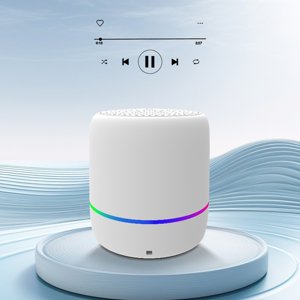 Haut-parleur Bluetooth Portable haut-parleurs sans fil adapté aux téléphones/ordinateurs/tablettes mobiles avec câble de recharge et lanyard