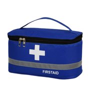 Youkk First Aid Kit Bag Lightweight Handle Bags Space Saving Oxford Cloth Box Kitchen Sport Emergency Blue Large