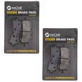thumbnail image 2 of Niche Brake Pad Set for Triumph Thruxton 1200R Front Rear Organic 2017-2018 MK1002749, 2 of 8
