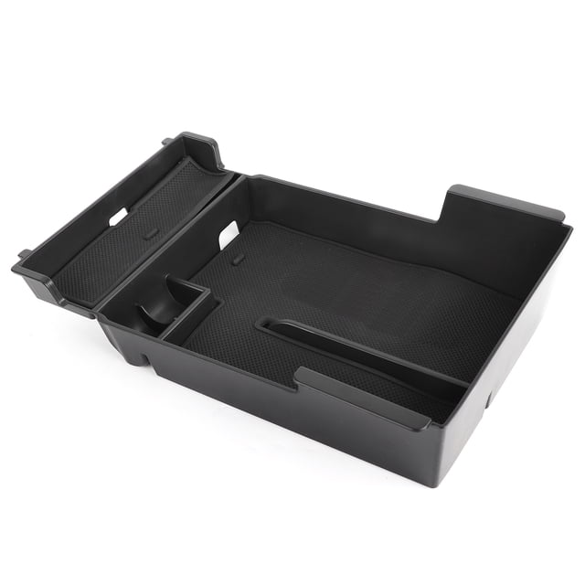 Support de Rangement pour Console, Abs Matériau Plateau de Rangement pour Accoudoir Construction Robuste pour Pièces U Portefeuille de Téléphones Portables à Disque pour 3 Axes 2019-2020