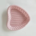 thumbnail image 4 of EGNMCR Heart Shaped Remote Control Wedding Candy Box Plastic Basket Jewellery Desktop Storage Basket Rattan Storage Basket Woven Woven Basket Desktop Storage Basket, 4 of 7
