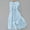 zf-Blue, variant on Fartey Boho Dresses for Women Midi Fashion Floral Print 3/4 Sleeve Casual Dress Summer Breathable Flowy Cotton Linen Beach Sundress Loose Comfy Lapel Drawstring Waist Dress