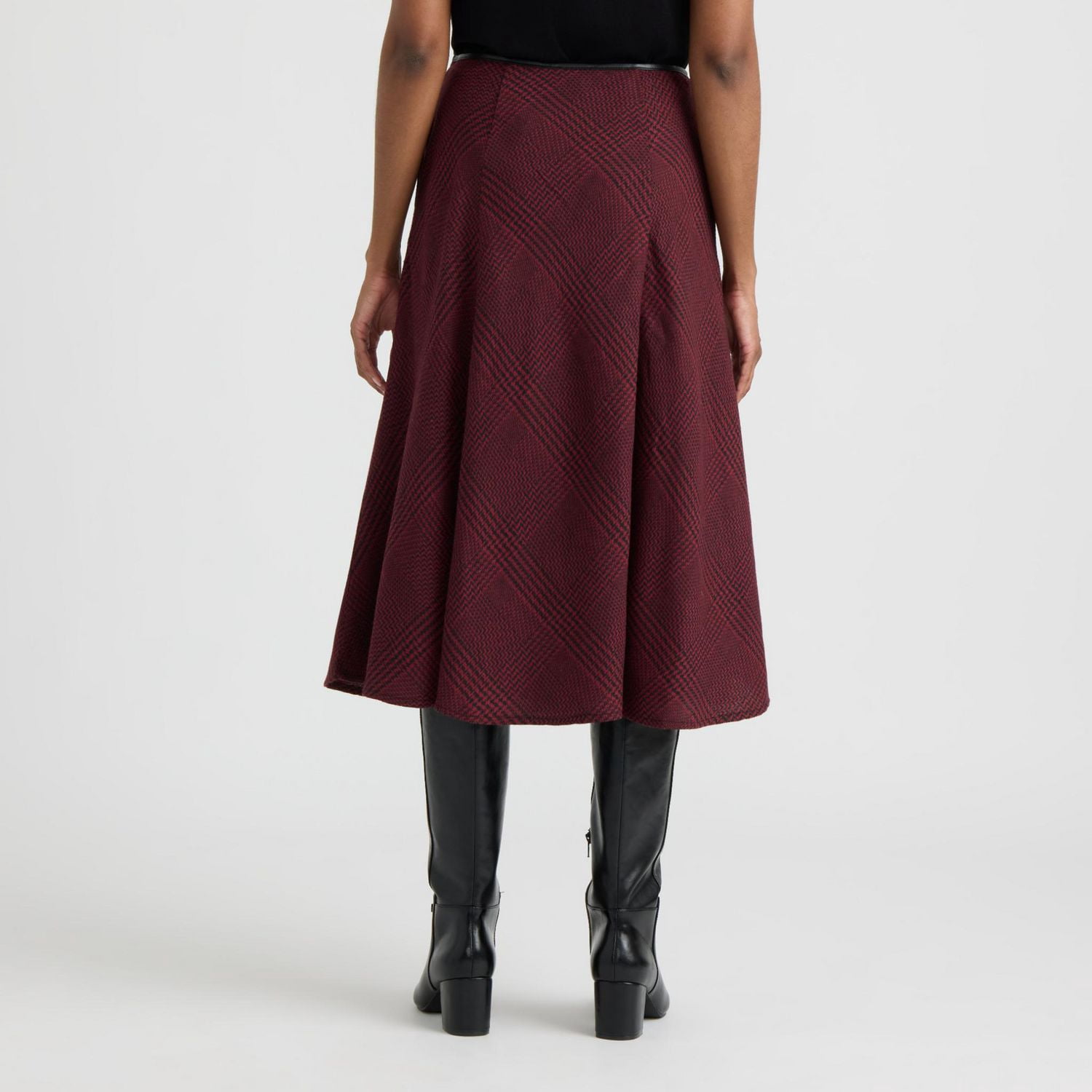 Jupe en flanelle brossée de Mexx pour femmes