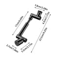 thumbnail image 2 of Rotating Faucet Attachment for Kitchen and Bathroom—Upgraded 1440° Robotic Arm Flexible Faucet Redirector for Versatile Washbasin Use, 2 of 6