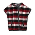 thumbnail image 1 of Deux par Deux Girls' Plaid Cape Call Me Maybe, Sizes 4-12 - 8, 1 of 2