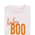 thumbnail image 3 of FAROOT Bébé Ensemble 3 Pcs d'Halloween Hauts à Lettres + Shorts à Volants + Bandeau, 3 of 7