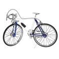 thumbnail image 2 of Mini Bike Model Ornament, Easy To Assemb Detachable Vivid Details 1:10 Bike Model  for Office, 2 of 7