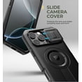 thumbnail image 3 of Dexnor for iPhone 16 Pro Max Case with Slide Camera Cover & Adjustable Kickstand & Built-in Screen Protector,Compatible with MagSafe Shockproof Bumper Case Heavy-Duty Magnetic Protective Cover,Black, 3 of 7