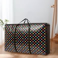 thumbnail image 4 of Pompotops Extra Large Reusable Storage Bags With Strong Handles & Zippers, Heavy Duty Washable Moving Bag, Waterproof Closet, Underbed Organizer For Bedding, Blanket Clearance, 4 of 4