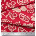 thumbnail image 3 of Soimoi Velvet Fabric Flower Artistic Print Sewing Fabric Yard 58 Inch Wide, 3 of 3