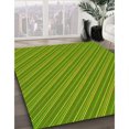 thumbnail image 3 of Ahgly Company Tapis de Zone Rond Vert Transitionnel pour Intérieur Lavable à la Machine, 8 Pieds Rond, 3 of 7