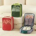 thumbnail image 1 of Travel Shoe Organizer Box Waterproof Portable Storage Bag with Compartments for Luggage Partition and Secure Packing for Weekend Trips and Business Travel Sopatenor, 1 of 8