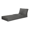 thumbnail image 2 of Gouchee Home Twist Brava Grey Bean Bag Chair – Water-Repellent Polyester Oxford Fabric with Polystyrene Bead Filling, Suitable for Adults and Teens, Convertible Seating for Living Room or Dorm, 2 of 9