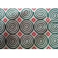 thumbnail image 4 of oneOone Cotton Silk Fabric Diamond & Circle Block Print Fabric BTY 42 Inch Wide, 4 of 4