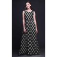 thumbnail image 4 of Bimba Block Women Long Tank MaxiDress Round Neck Printed Party Gown-X-Large, 4 of 6