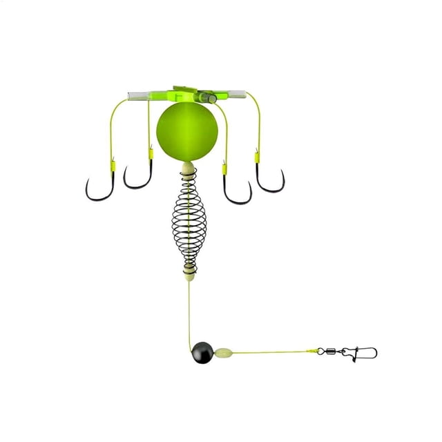 Montages de Pêche Hameçons en Acier Inoxydable Support pour Poisson-Chat Cage Printanière en Forme d'Olive Résistant à la Corrosion Plusieurs Tailles Matériau en Métal pour Eau Douce Eau Salée Poisson-Chat Truite