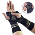 thumbnail image 1 of Copper Compression Wrist Brace Wrist Support Reduce Inflammation Pain Breathable Arthritis Support for Men Women, 1 of 7