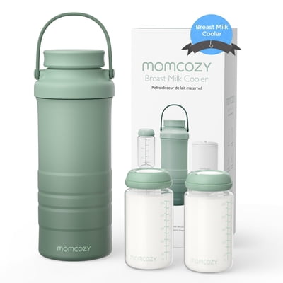 Momcozy 650ml Portable Breast Milk Cooler for Outdoor, 360°Total Cooling for 24Hours, Larger Capacity Travel Breastmilk Chiller