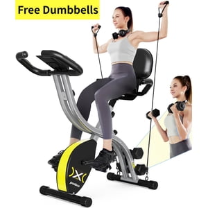 Pooboo Vélos d'exercice 16 Niveaux Résistance magnétique Stationnement Vélo d'entraînement Cyclisme