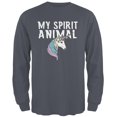 thumbnail image 1 of Mon Animal Spirituel Unicorn T-Shirt à Manches Longues pour Hommes, 1 of 1