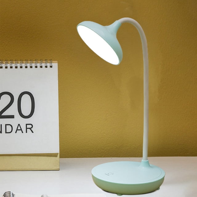 Dvkptbk Lamp New LED Desk Lamp Foldable Plug Reading Lamp 3 Grade Colour Temperature Adjustment Stepless Dimming Lighting & Ceiling