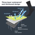 thumbnail image 2 of Waterproof Adventure Socks for Adults - Breathable Warm and Waterproof Socks for Skiing Water Sports Hiking Cycling - Ideal for Exploring Mountaineering and Riding, 2 of 6
