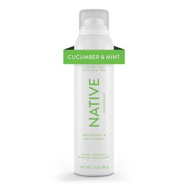Native Aerosol-Free Spray Deodorant, Cucumber & Mint