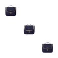thumbnail image 1 of ZheElen Polyester Travel Storage Bag Dustproof And Waterproof Large Capacity Cosmetic Bag Portable Navy 3Set, 1 of 6
