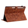 thumbnail image 4 of Tablet Case for FOXDOCK Samsung Galaxy Tab S10 Plus – Premium PU Leather Cover with Lily Embossed Design, Card Slots, 4 of 6
