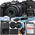 thumbnail image 1 of Canon EOS R10 Appareil Photo Sans Miroir avec Objectif RF-S 18-45mm + 18-150mm + Carte Mémoire 32 Go + Étui + Ensemble d'Accessoires ZeeTech, 1 of 8