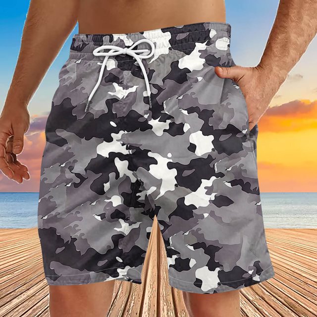 Soki Beach Shorts Décontractés pour Hommes Shorts Graphiques en Liquidation