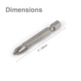 thumbnail image 4 of WorkPro Screwdriver bit Set - 10 Piece,Cr-V,2" Length, 4 of 6
