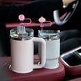 thumbnail image 4 of Glitter Silicone Straw Toppers - Reusable Drinking Straw Caps for Party Decorations, Portable Protector Gift Accessories, 4 of 6