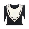 thumbnail image 4 of Robe Fille Uniforme de Rentrée à Manches Longues Robe Noire 6 Ans, 4 of 6