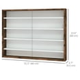 thumbnail image 3 of HOMCOM 5-Storey Wall Shelf Display Cabinet, Shot Glass Display Case, 3 of 10