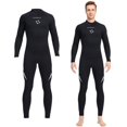 thumbnail image 3 of jinwen Full Length 3mm Wetsuit, Adult Neoprene Surfing Piece Diving Wet Suit Rash Men 2XL, 3 of 9