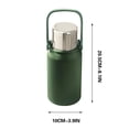 thumbnail image 3 of PRETXORVE Grande Capacité Séparation de Gobelet en Acier Inoxydable 316 Sports de Plein Air Bouilloire Isolée Portable 800, 3 of 5