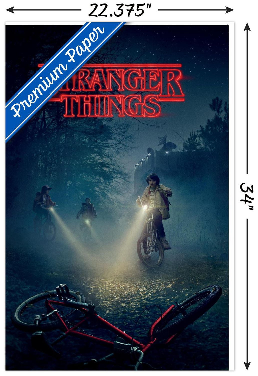 Netflix Stranger Things - Bikes Wall Poster