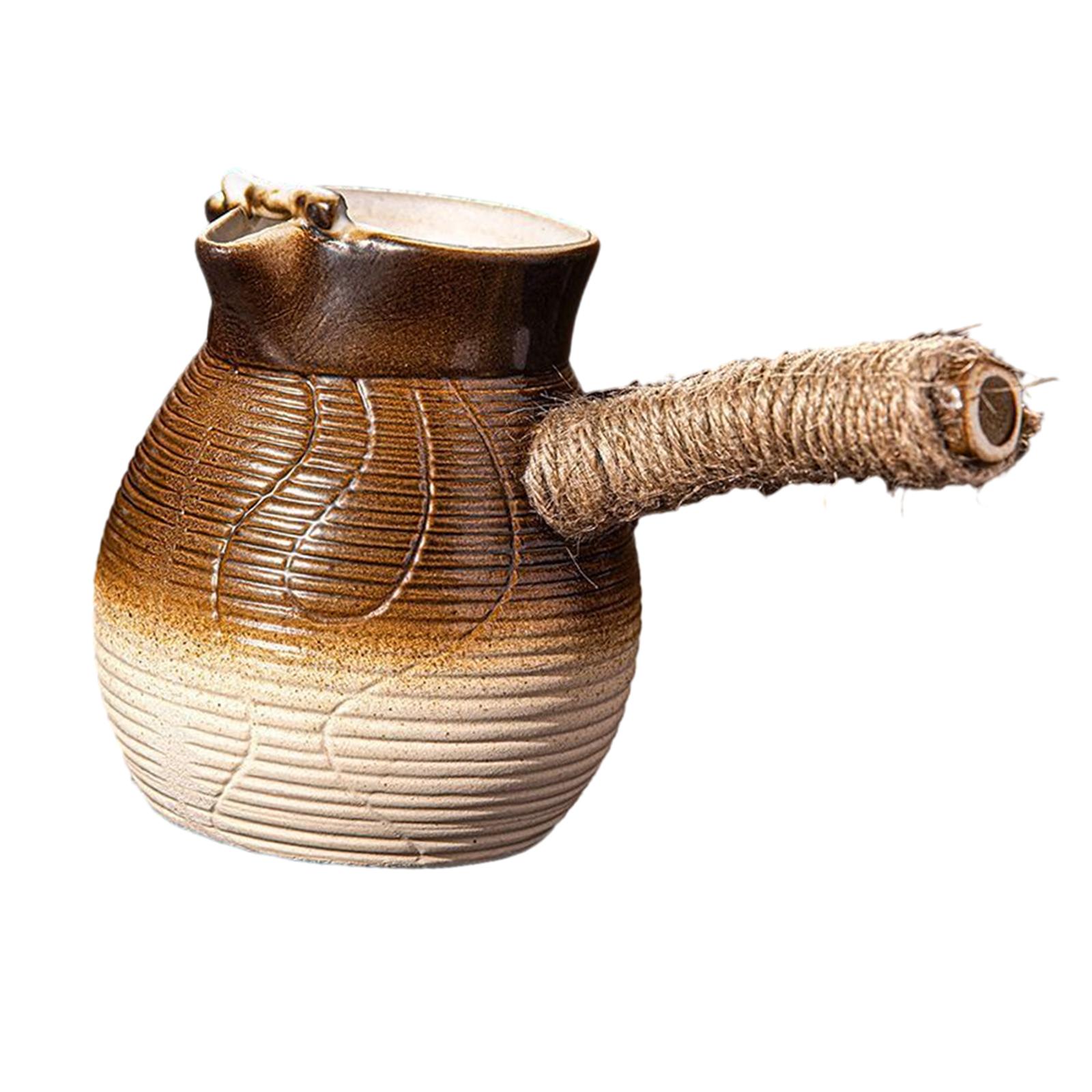 GROWTH TANK Ceramic Teapot Porcelain Tea Pot Loose Leaf Tea Pot Tea Kettles Tea Maker Kettle 401ml Yellow
