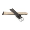 thumbnail image 4 of Extra Long (XL), 20mm Stitching, Leather Slim Watch Strap Band, Silver Coloured Buckle, 4 of 7