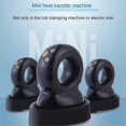 thumbnail image 3 of Portable MINI Heat Press Machine DIY Auto Easy Heating Transfer Iron for Clothes Bags Hat -Shirts Printing US Plug, 3 of 5