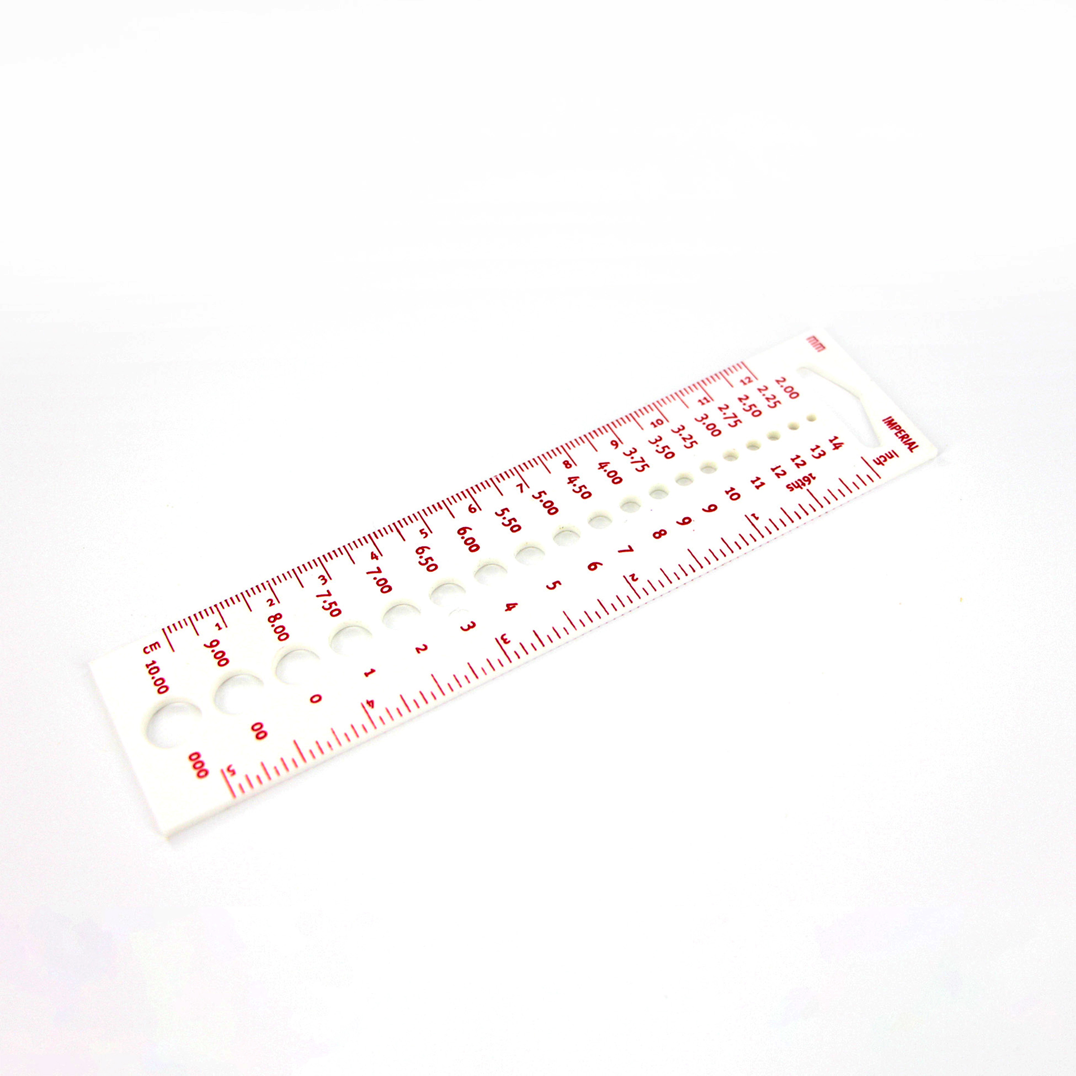 LOVE KNITTING Jauge universelle pour tricot, plastique, 1 pièce