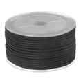 thumbnail image 1 of Unique Bargains Nylon Beading Thread Cord 2mm Extra Strong Braided Nylon String for Necklace Crafting 15M/49 Feet, Black, 1 of 5