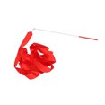 thumbnail image 2 of maskred 2 Meters Ribbon Wands Girls Rainbow Decorations Twirling Rod Stick Portable Birthday Party Stuffers Gymnastics Streamers for Red, 2 of 6