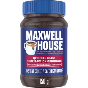 Maxwell House Café instantané de rôti, 150 g Jaune