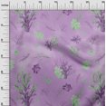 thumbnail image 3 of oneOone Tissu en Velours Améthyste Coraux de Mer Matériel de Robe Tissu Imprimé Tissu au Mètre 58 Pouces de Large, 3 of 4