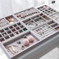 thumbnail image 1 of Meitianfacai Stackable Jewelry Storage Trays Organizer Jewelry Storage Display Trays for Drawer, Earring Necklace Bracelet Ring Organizer,Removable Easy to Clean, 1 of 6
