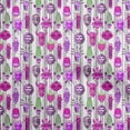 thumbnail image 1 of oneOone Cotton Silk Fuschia Pink Fabric African Craft Projects Decor Fabric Printed by The Yard 42 Inch Wide, 1 of 4