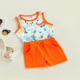 thumbnail image 2 of MesaSe Ensemble d'Été Garçon Imprimé Dinosaure Sans Manches Col Hauts Shorts, 2 of 6