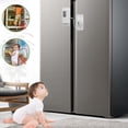 thumbnail image 4 of Refrigerator Lock 1 Piece Black Combo Combination Combination Refrigerator Lock Kids Refrigerator Lock Adhesive Refrigerator Door Lock Child Safe Refrigerator, 4 of 8